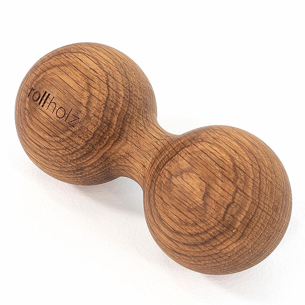 rollende houten dubbele bal