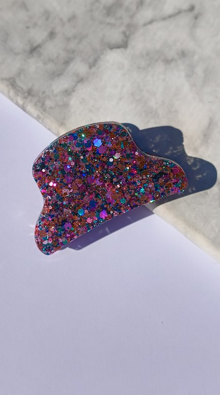 ⋒ Harpiks hårklippakke - Glitter sommerfugl (8 varer) ⋒