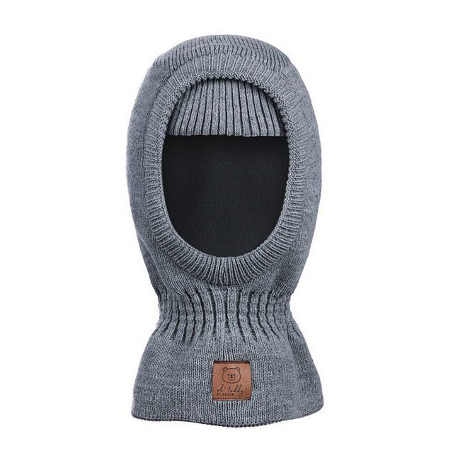 FLORA DARK GRAY children's balaclava