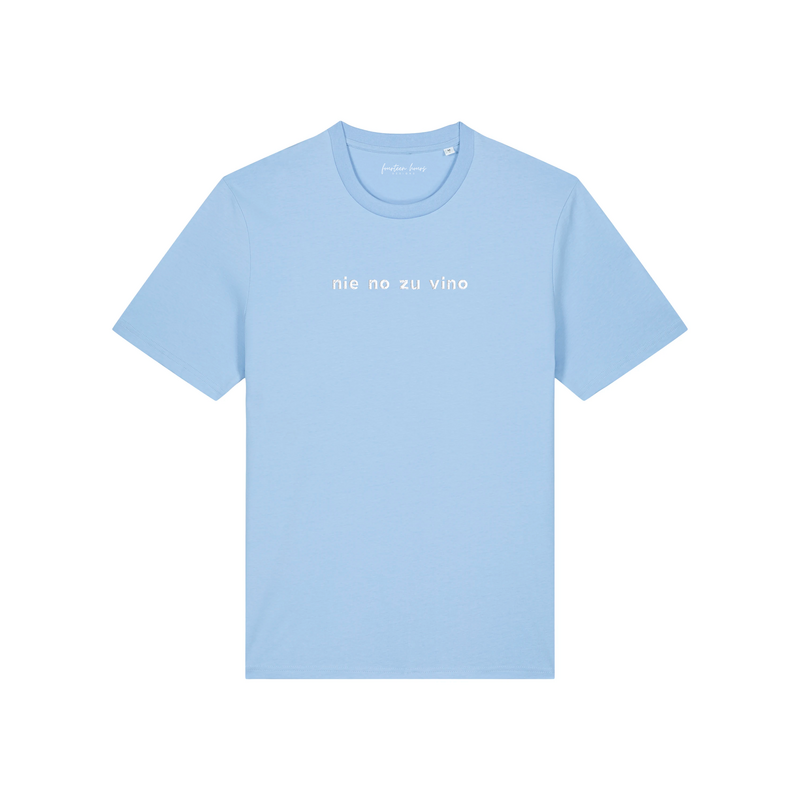 ALDRIG NEJ TIL VINO Unisex T-shirt lavet af økologisk bomuld