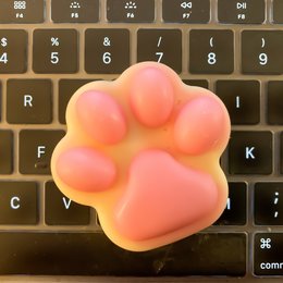 ¡El único en Orderchamp! Lovely Cat Paw Wax Melt/Vela (paquete de 4 patas pequeñas)