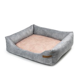 Cuccia per cani e gatti SoftColor - grigio chiaro/multicolore