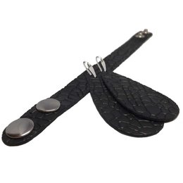 Orecchini in pelle 'Drops of Joy', Best Black
