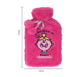 😍 Madam Princess, Hot Water Bottle, with Cover, Hot Water Bottle for Hot Therapy, Hot Water, Rubber, Cold, Winter, Child, Adult