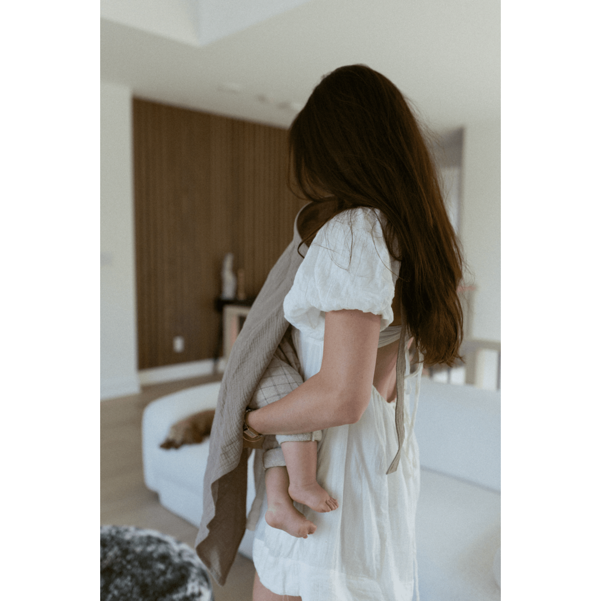 TISU nursing cover, Pale Taupe