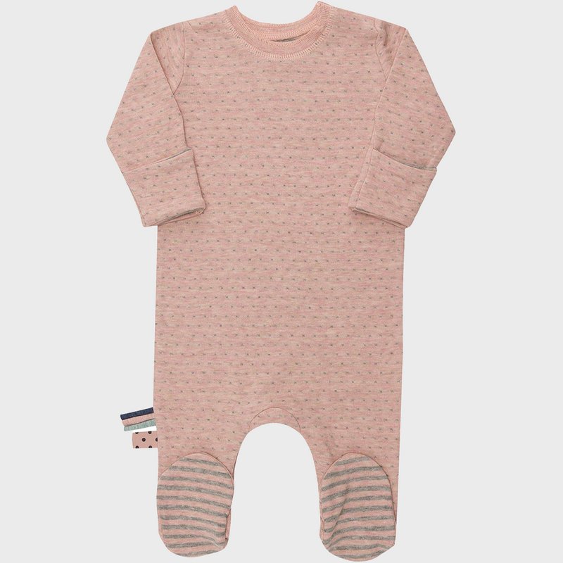 OrganicEra Dors-bien biologique à pieds pour bébé, Rose