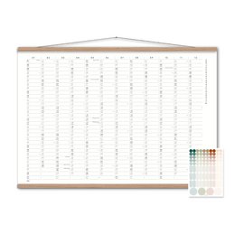 Kalender met zelfklevende stippen 2027 - A2/A1