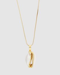 Blondie necklace, a charm necklace available in various lengths and styles including classic, beaded, and trombone chain. The necklace features a pendant charm.