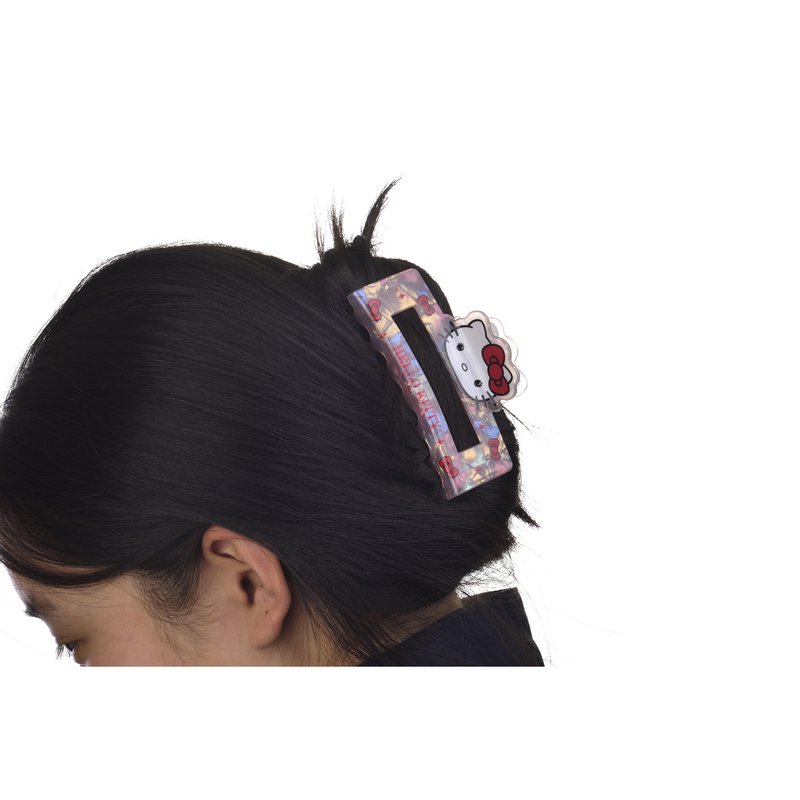 Grandes clips de cabello de Hello Kitty