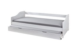 Bed for mattresses 90x200 cm with 1 drawer