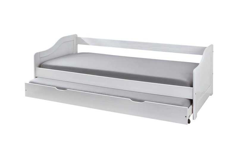 Bed for mattresses 90x200 cm with 1 drawer