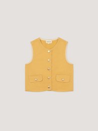 Bureau lichtgeel denimvest
