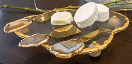 Stone Agate Beige Cheese Service - Meget af 3