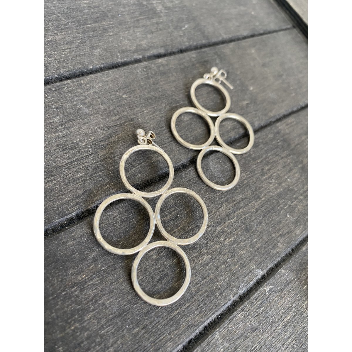 Nera earrings in silver