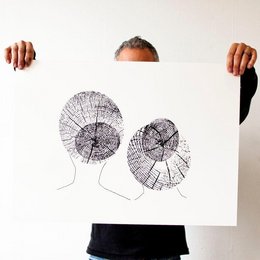 Hermanas - serigrafía