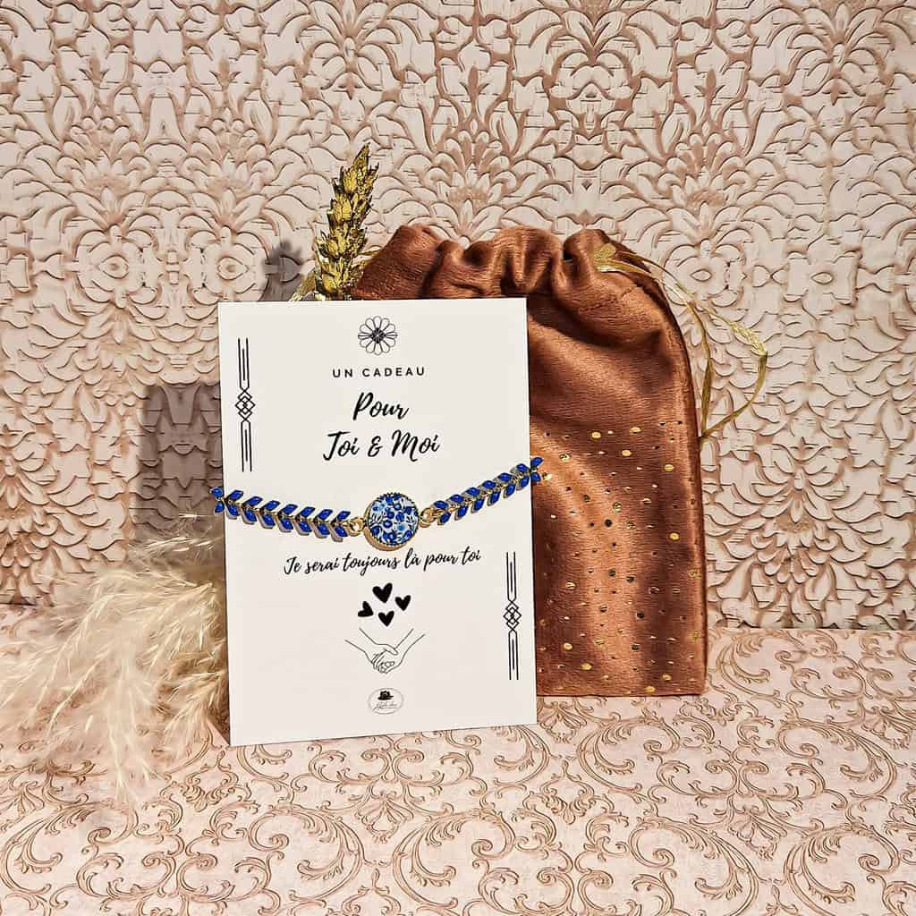 2 Braccialetti di fiori di fiori Art Deco Chaine Chevron inossidabile inossidabile inossidabile Regalo per la festa della mamma inossidabile