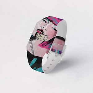 ASLEEP 2 Pappwatch / Paperlike Watch / Digitale Armbanduhr aus Tyvek®