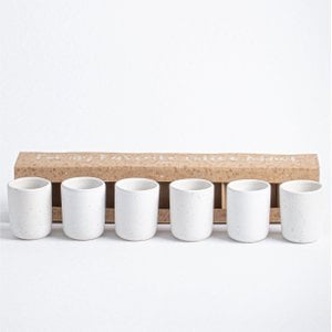 Nature Shape White Espresso Coffee Cup 50ml