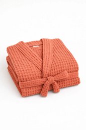 Pamuk Wafelbadjas – Grapefruit – 100% katoen