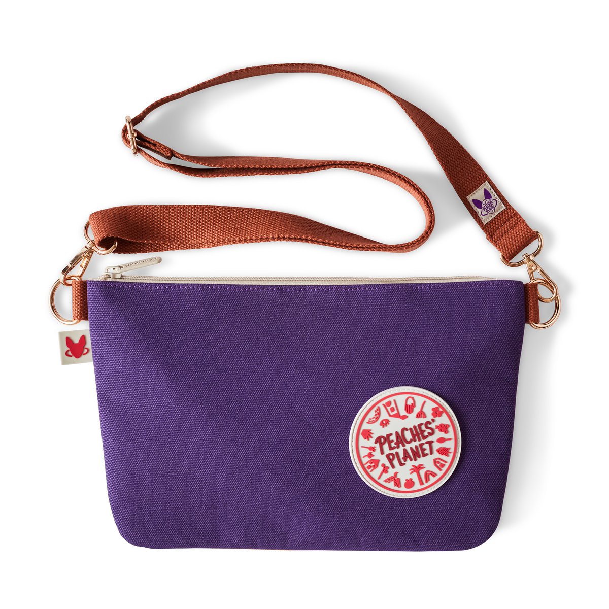 Peaches 'Planet Crossbody Bag & Hüfttasche Purple Adventures
