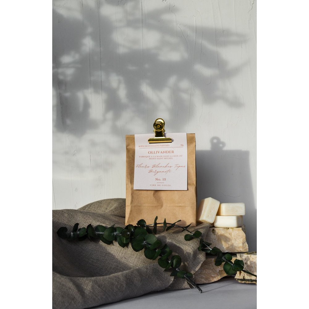 Pakje fondant n°13 Witte bloemen Topaas Bergamot