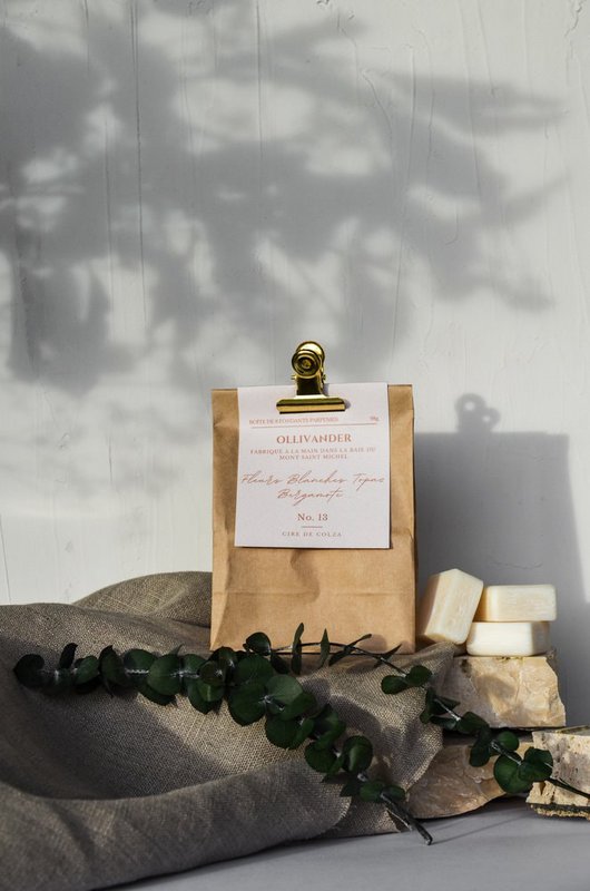 Pakje fondant n°13 Witte bloemen Topaas Bergamot