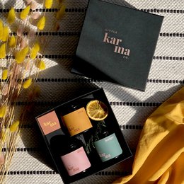 insieme benessere | set regalo trio di candele profumate