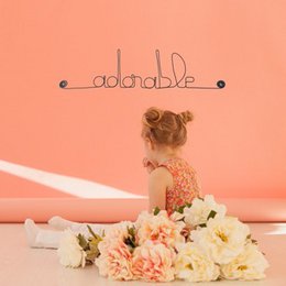 „Entzückende“ Wanddekoration aus Draht – zum Anstecken – Wandschmuck – Kinder-/Jugendzimmer