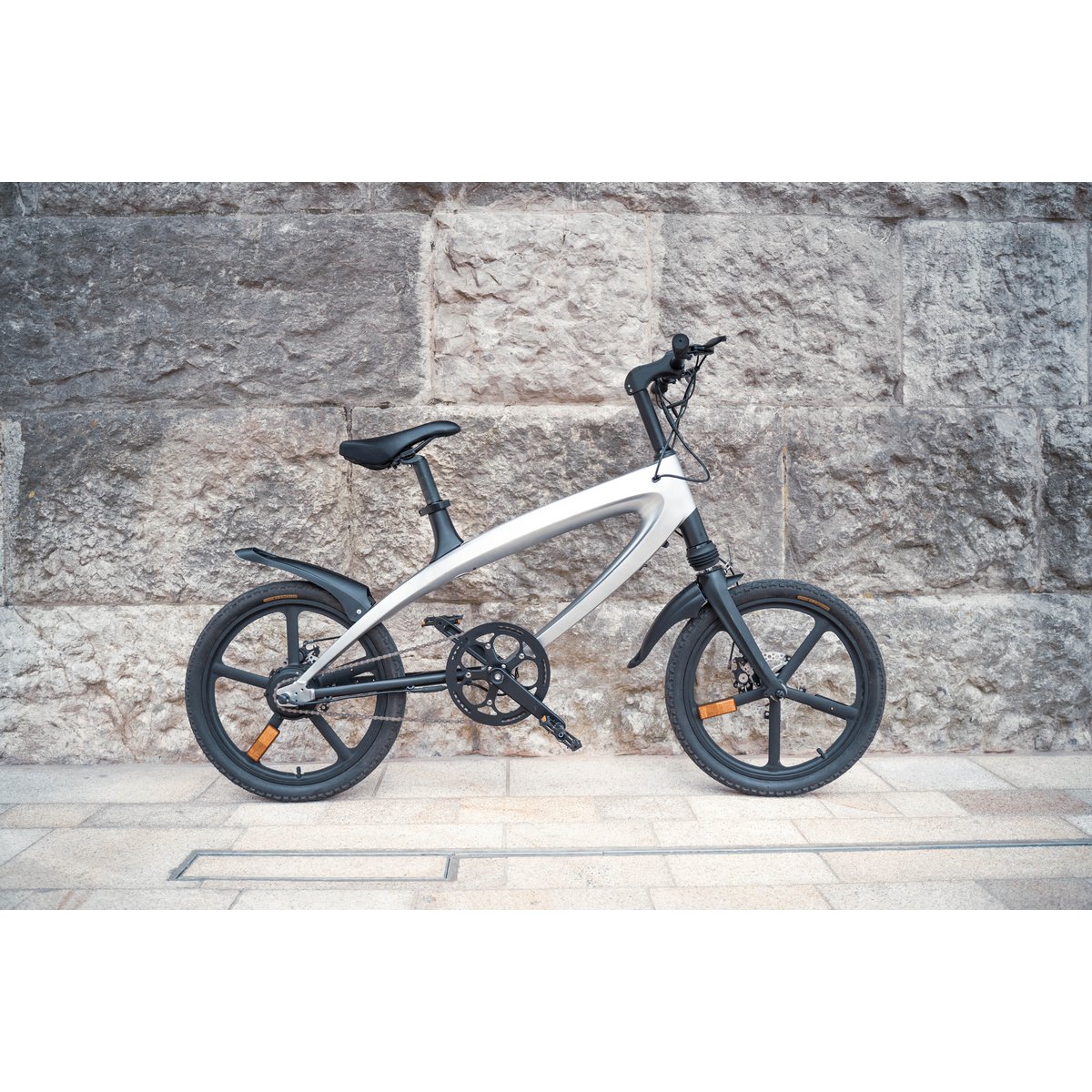 De Cruzaa Trapondersteuning Bluetooth Elektrische Fiets Solarbeam Geel