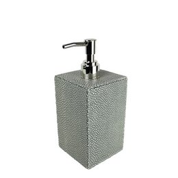 Dispenser di sapone in ecopelle Stingray blu dispenser in similpelle