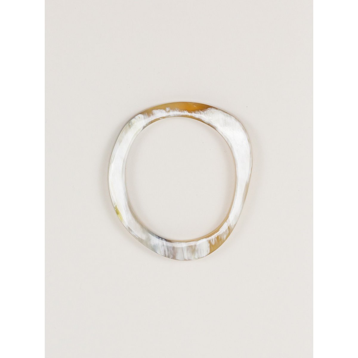 Bracelet en corne blonde
