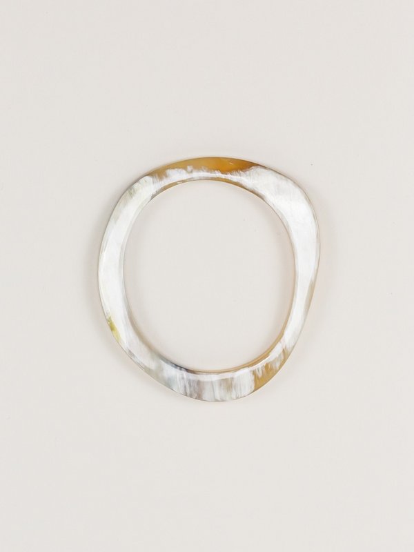 Bracelet en corne blonde