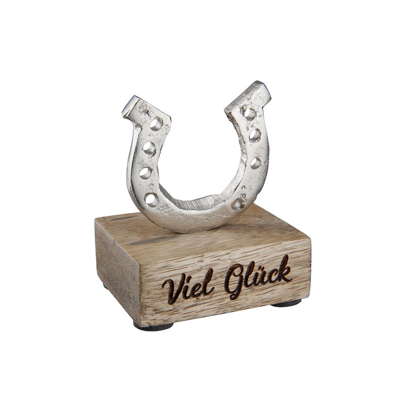 Aluminum lucky charm "horseshoe" VE 8 so