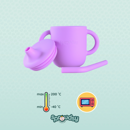 Taza de entrenamiento para bebé con pajita – Space