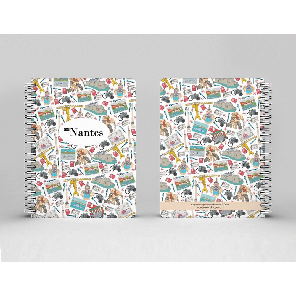 Nantes Original Spiralnotizbuch