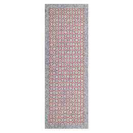 Brown and Blue Silk Scarf Fatima