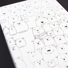 Papel de regalo pandilla de osos polares