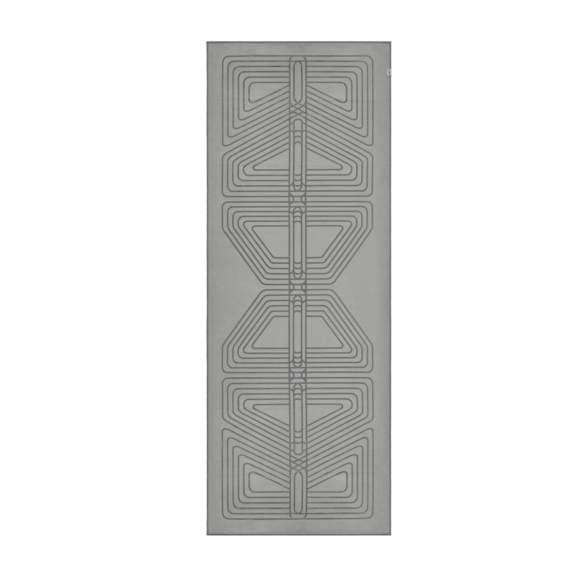 Gecko Warrior Yoga Towel - Moon Grey