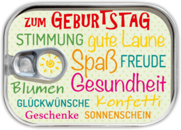Dosenpost "Geburtstag"