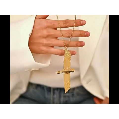 Wild Goose Journey Articulated Pendant Necklace
