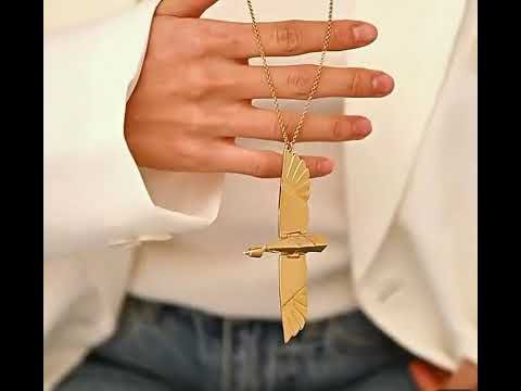 Wild Goose Journey Articulated Pendant Necklace