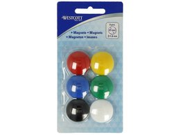 Magneteet Westcott passendes Paket am 6. Platz. Ø 25mm x 11,8mm, 300g Kappe: 4-6 Vel 80gr. Papier