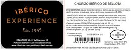 Iberian acorn chorizo ​​1.1-1.3 kg