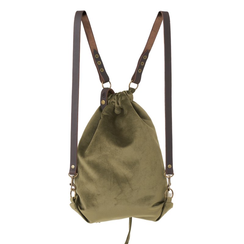 Backpack, bag from the Fluffy Puppy brand, Velour material, 16 colors, hand made!