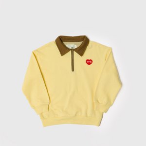 TWO-TONE POLO LOVES YOU SWEATSHIRT
