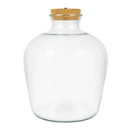 Glass Terrarium with LED Cork W-480A 25 cm