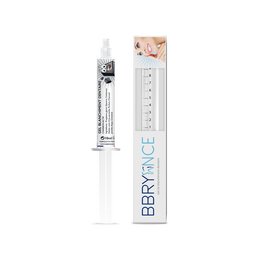 Dental whitening gel in charcoal color, designed for oral care. Contains ingredients to help whiten teeth and improve oral hygiene.