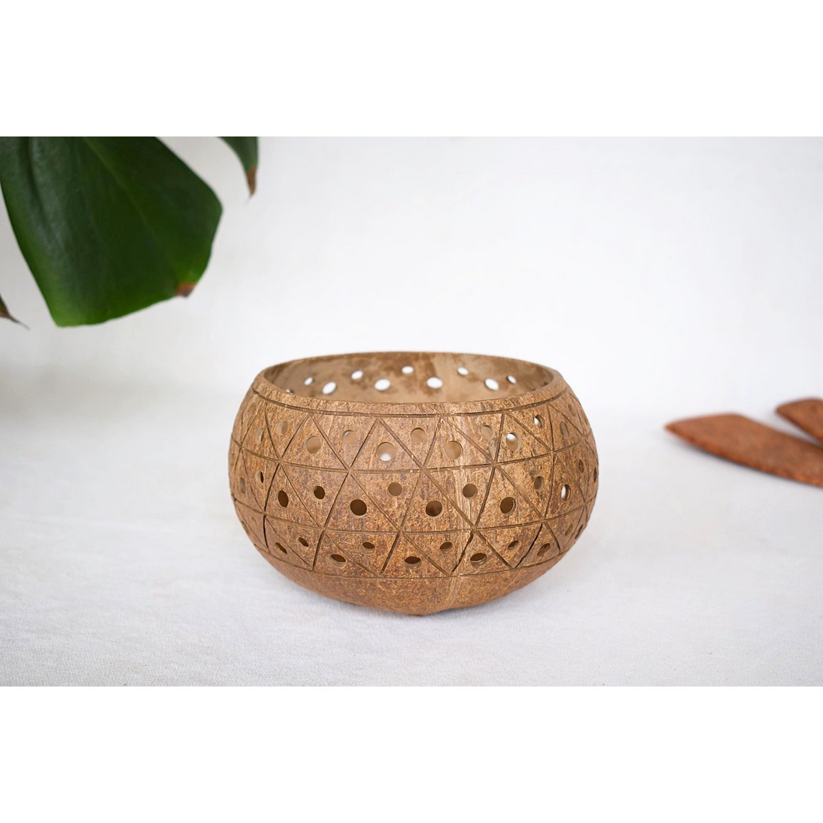 Decoration Candleholder "Palm" | Natural & Yoga Inspired