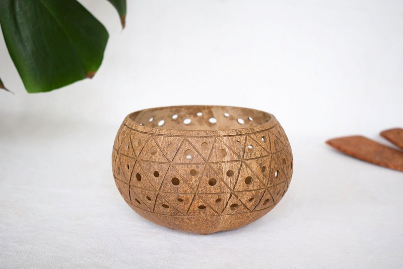 Decoration Candleholder "Palm" | Natural & Yoga Inspired