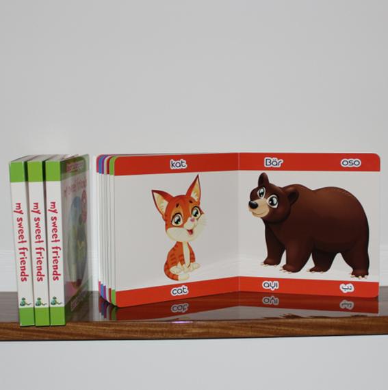 The Multilingual Children's Book: Spanish + 3 other languages of your choice